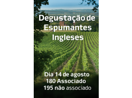 14/08 - Degustação de Espumantes Ingleses