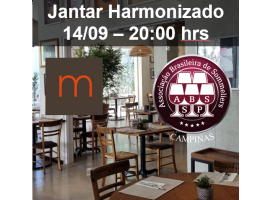 Jantar Harmonizado Maremonti  - 14/09 - 20:00 hrs
