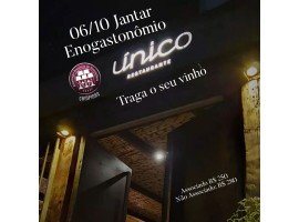 Jantar Restaurante Único 06/10 - Traga seu vinho 